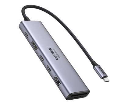 Hub USB UGREEN Hub Revodok 7w1 USB-C /2x USB-C 3.2 USB-A 3.2 HDMI PD 100W